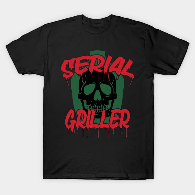 BGE Serial Griller Kamado Grill Gift T-Shirt by Jas-Kei Designs